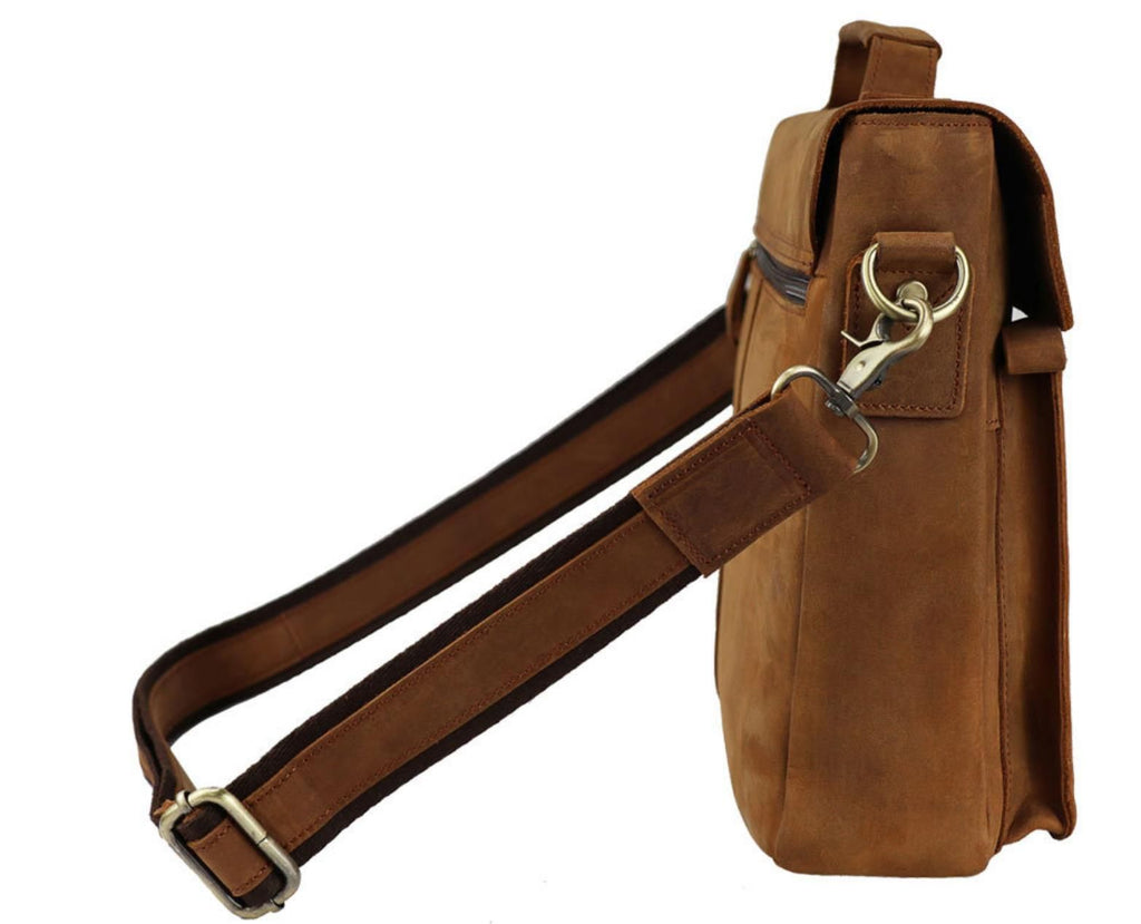 Cặp Xách Tay Da Bò Thật Đựng Laptop Bussiness Men SBM240