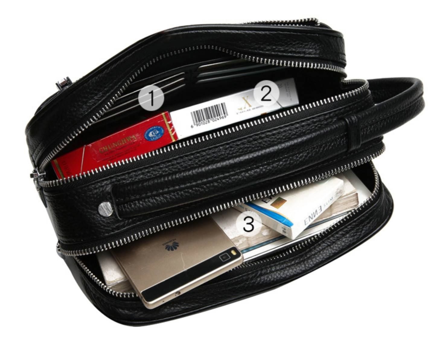 Ví Cầm Tay CLUTCH Nam Da Bò Nhập Khẩu CLH229