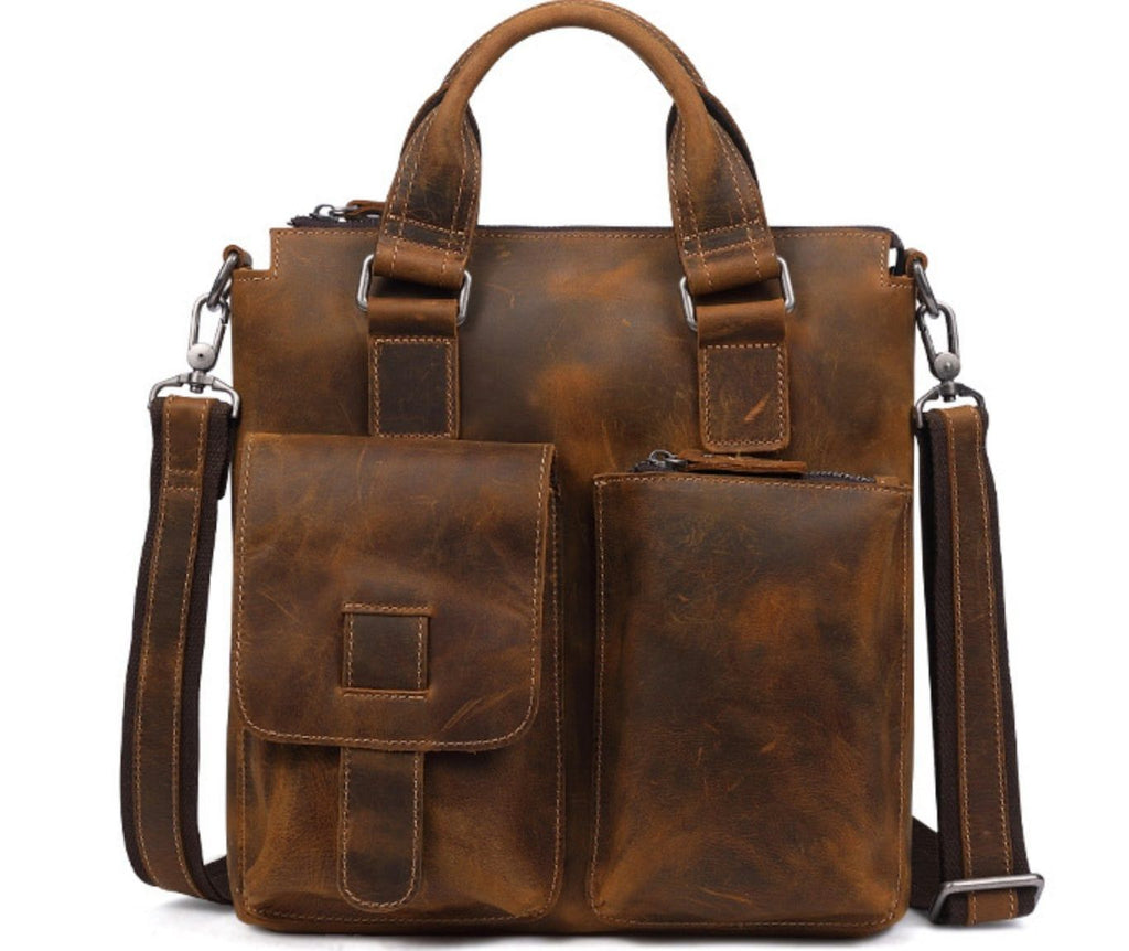 Túi Da Bò Thật Đựng Laptop Phong Cách Doanh Nhân RETRO SBM200