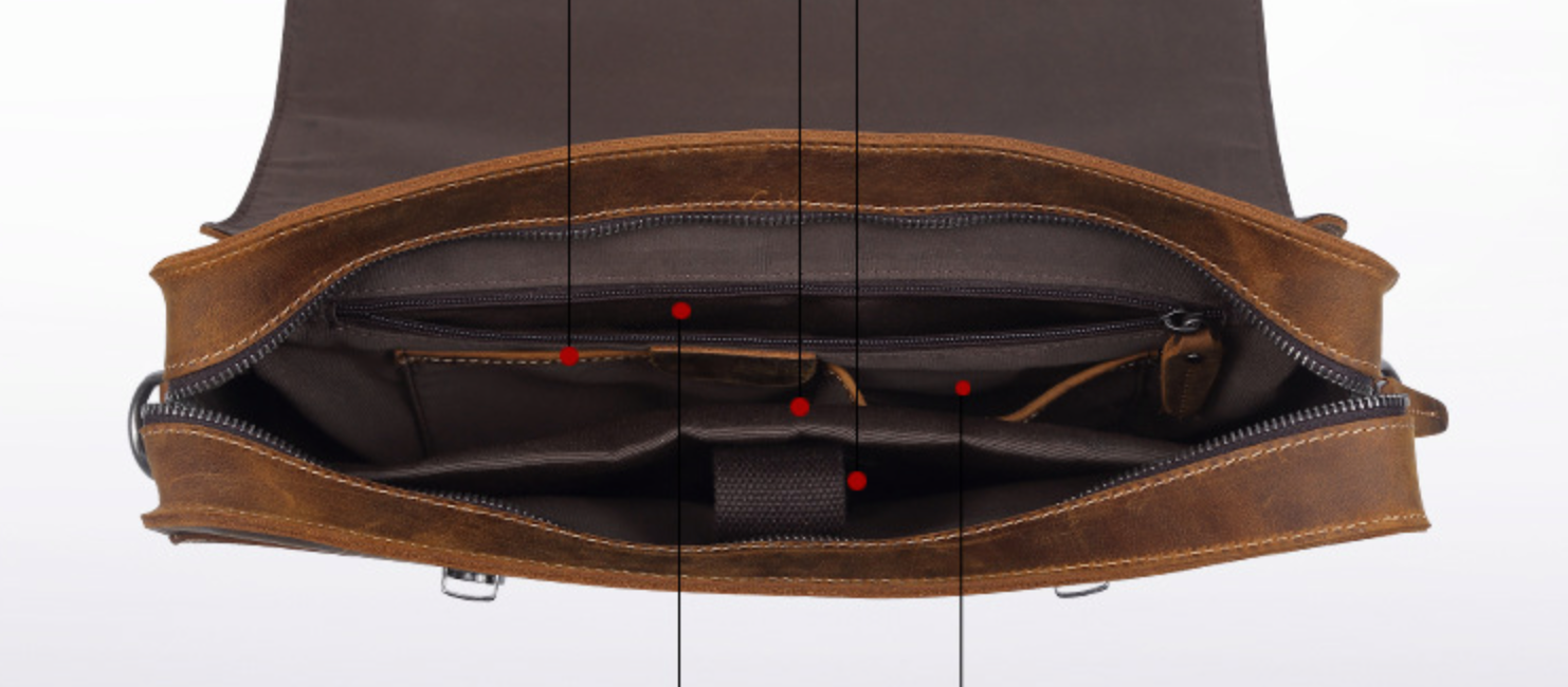 Cặp Da Thật Xách Tay Đựng Laptop Classic Style SBM199