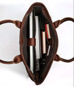 Cặp Xách Tay Da Bò VEG Nhập Khẩu Đựng Laptop RETRO TUDA SBM185