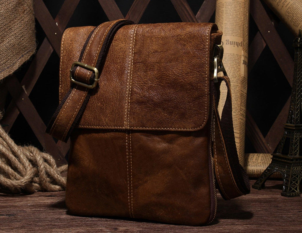 Túi Da Bò Thật Đeo Chéo Đựng IPad - Classic SBM180