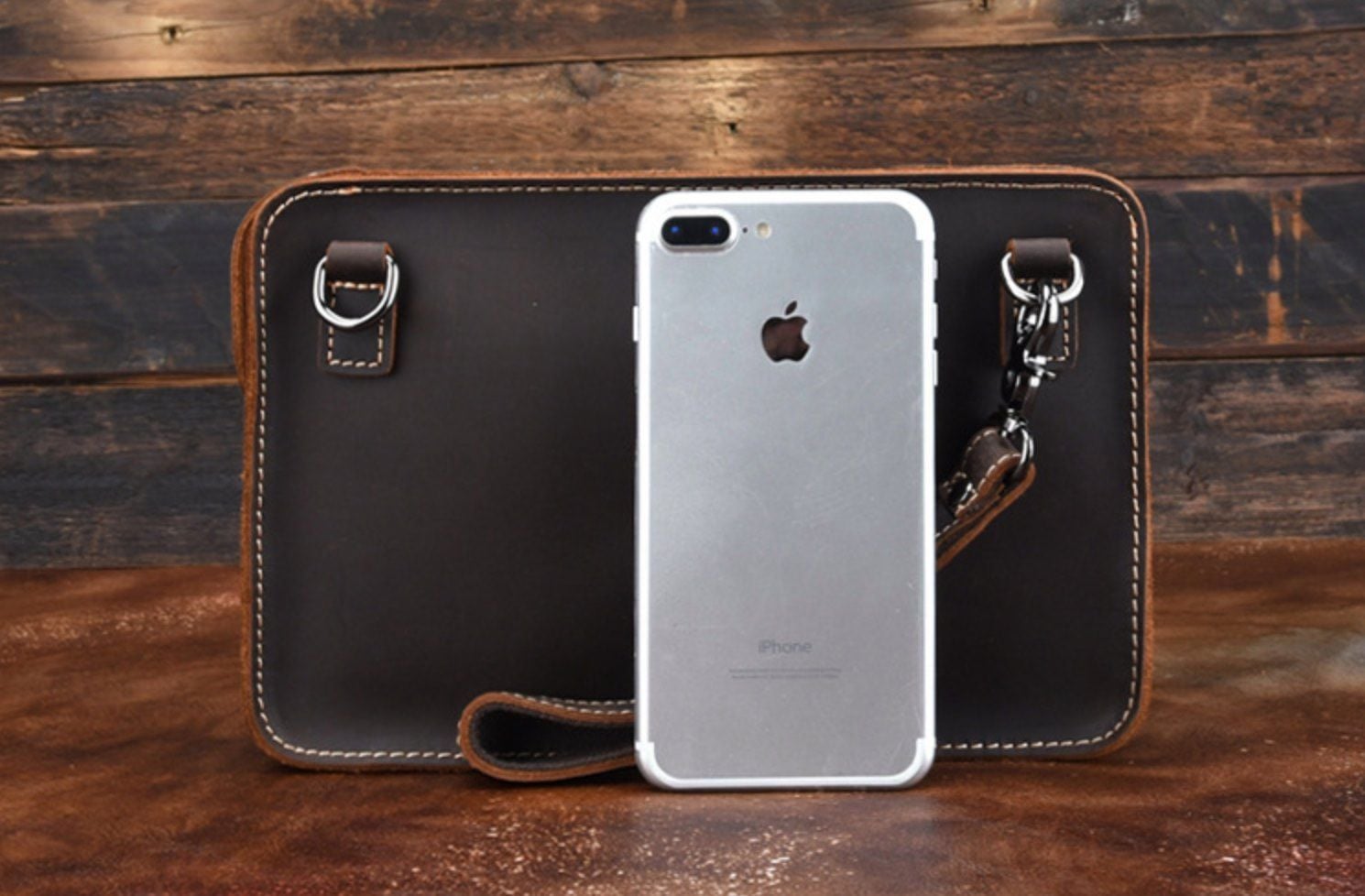 CLUTCH Cầm Tay & Đeo Chéo Da Thật RETRO SBM183