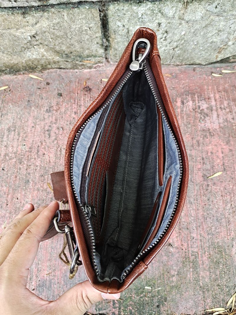 CLUTCH Cầm Tay Da Bò VEG Italy Phong Cách Sang Trọng CLH171