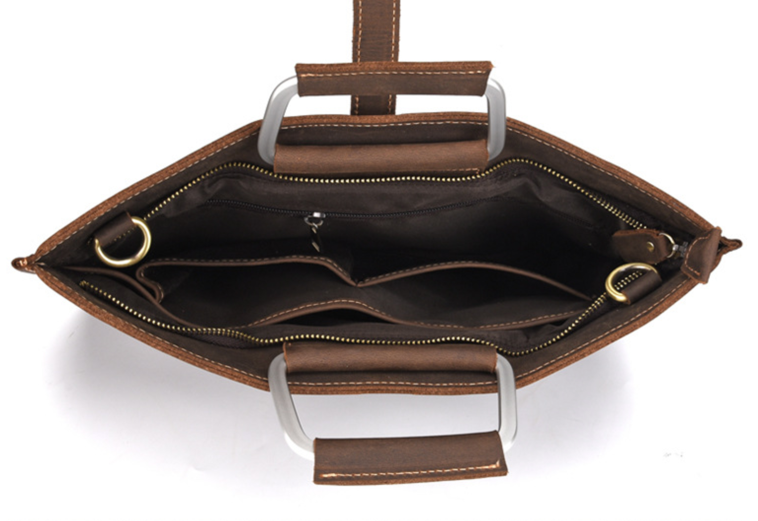 Túi RETRO nam da bò sáp đeo vai & xách tay đựng iPad cho dân kinh doanh SBM156