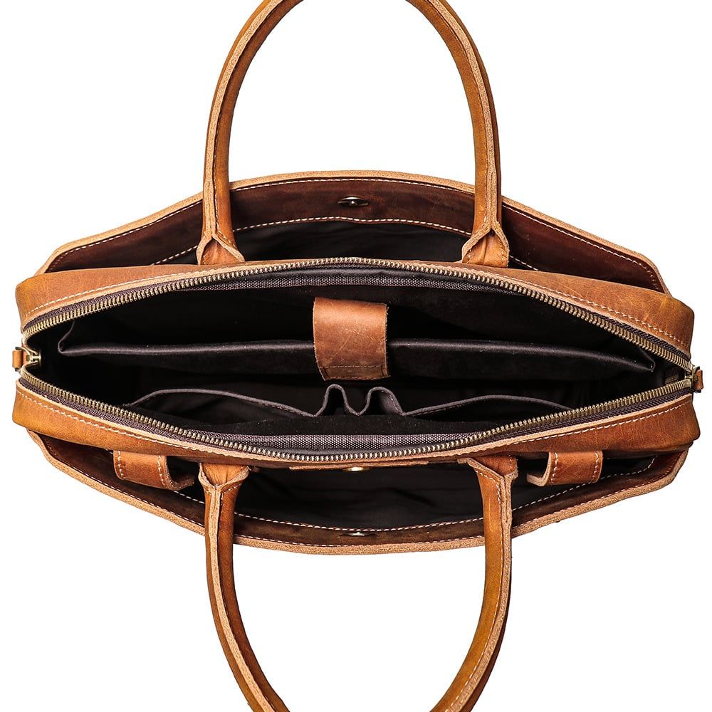 Cặp Da Bò Thật đựng laptop Business Edition SBM132