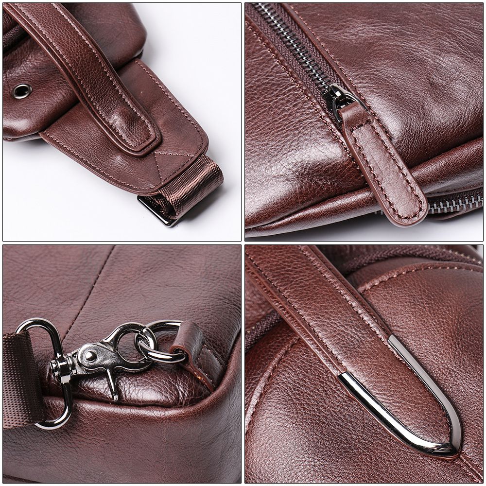 Túi Đeo chéo Trước Ngực Da Bò Thật Berry & Ken - SBM134