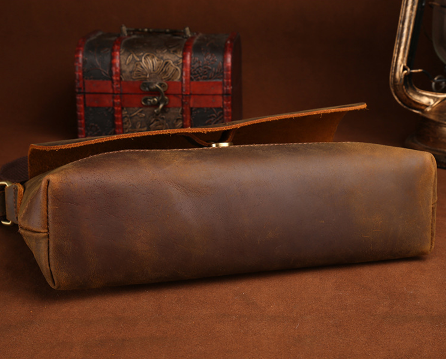 Túi đeo chéo da bò thật Berry & Ken RETRO - Classic edition TUDA SBM121