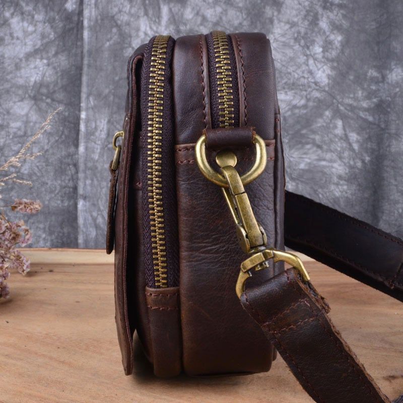 Túi da bò thật Berry & Ken RETRO - Classic edition SBM115