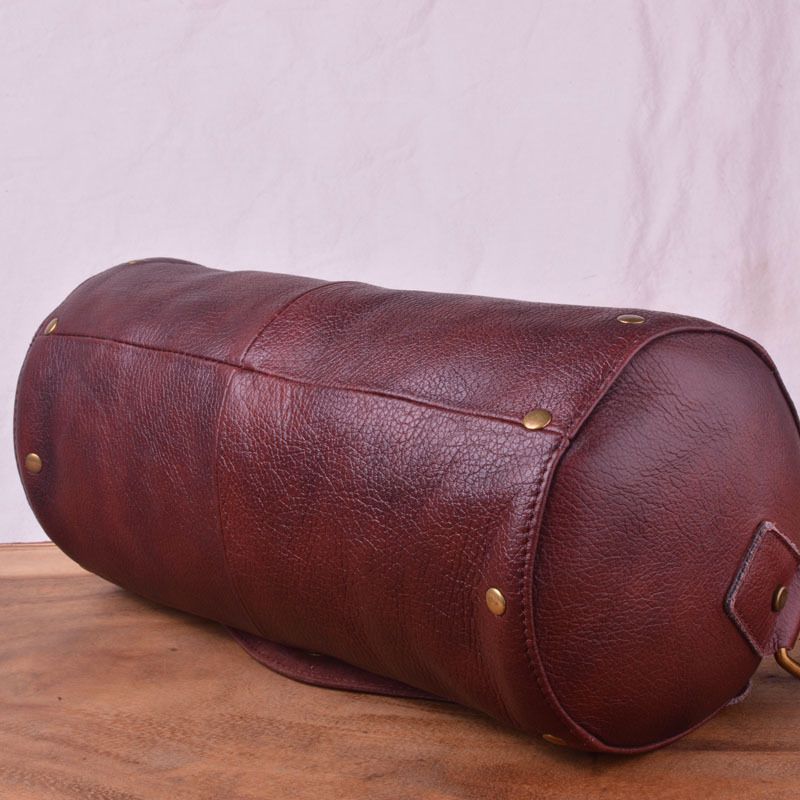 Túi trống da bò thật Berry & Ken VINTAGE SBM117