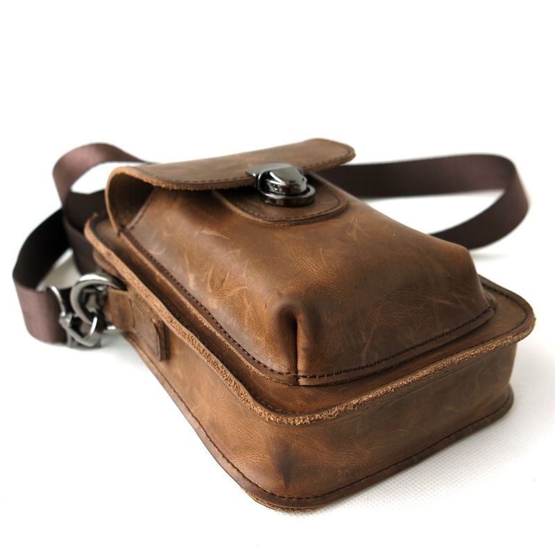 Túi Da Bò Thật Crazy Messenger - Classic Edition MBM98