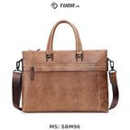 Cặp công sở Da Bò VEG Nhập Khẩu Retro chứa laptop Business Edition SBM96