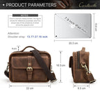 Túi Đeo Chéo Da Bò Sáp Đựng iPad RETRO SBM365