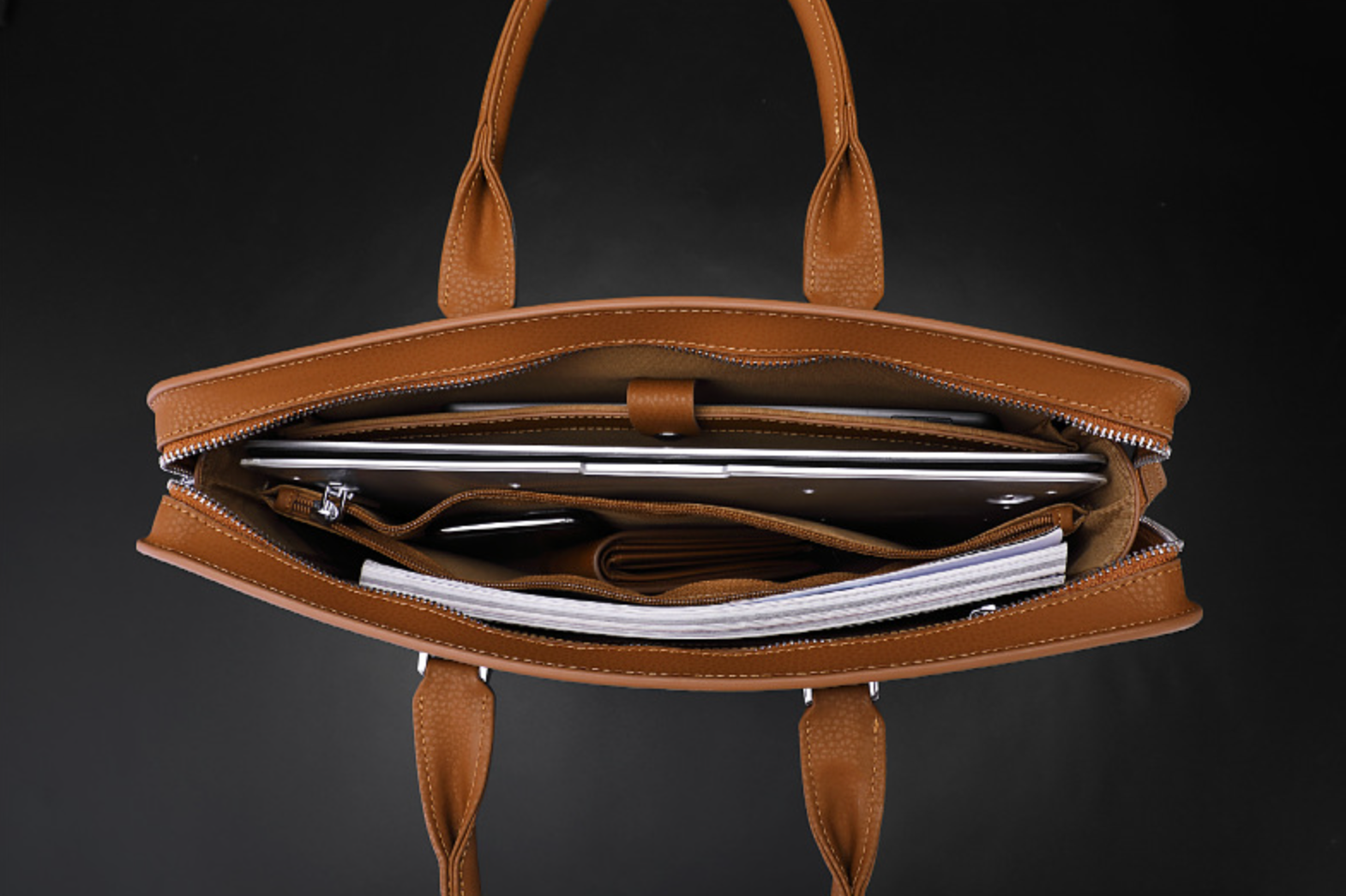 Cặp Da TOGO Doanh Nhân Khóa Số Cao Cấp Đựng Laptop & Hồ Sơ SBM333