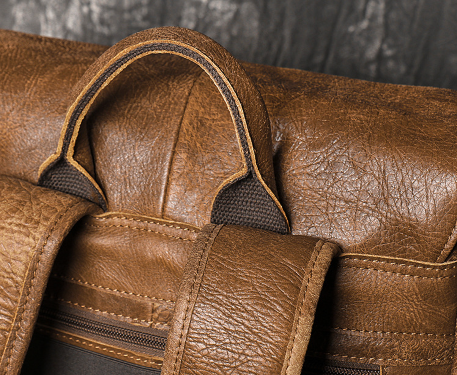 Balo Du Lịch Da Bò Thật RETRO Chứa Laptop Đa Chức Năng BPL311