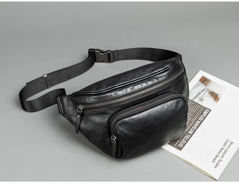 Túi Da Bò Thật Đeo Chéo Ngực và Thắt Lưng SBM352