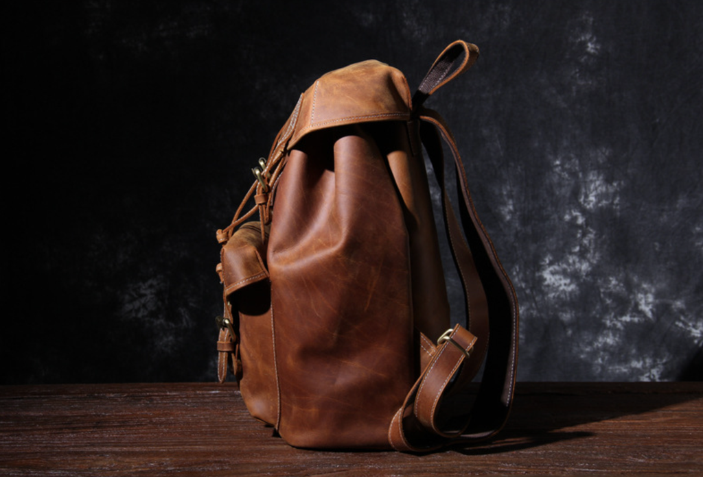 Balo Da Bò Sáp VINTAGE Chứa Laptop Đa Chức Năng BPL341