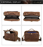 Túi Đeo Chéo Da Bò Sáp Đựng iPad RETRO SBM365