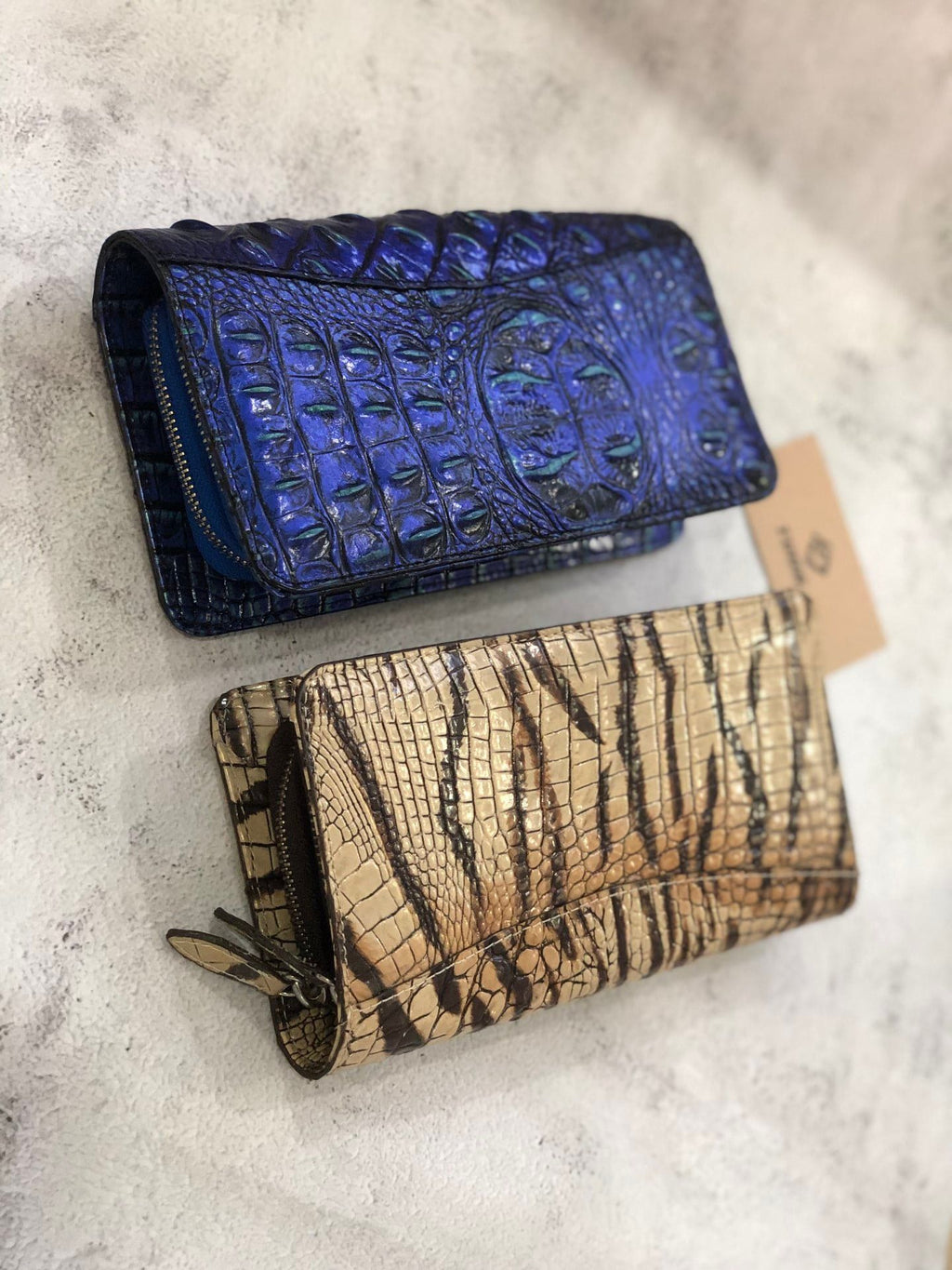 Ví Cầm Tay CLUTCH 2K Da Thật Vân Cá 3D Handmade Limited CLH291