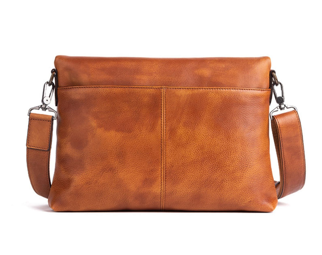 Túi Đeo Chéo Đựng iPad Da Bò VEG Patina Nhập Khẩu - Classic SBM252