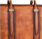 Cặp Da Bò Công Sở Da VEG Patina Ý Cao Cấp Xách Tay Đựng Laptop Bussiness Men SBM258