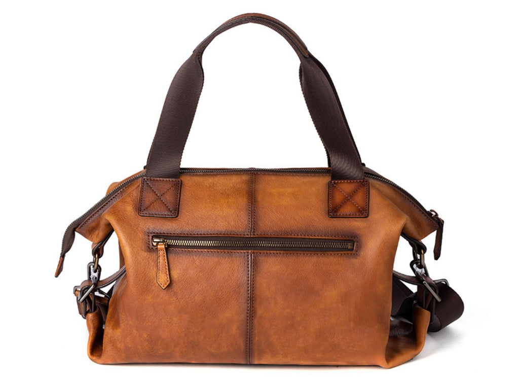 Túi Du Lịch Cá Nhân Da Bò VEG Patina Ý Nhập Khẩu TBL260