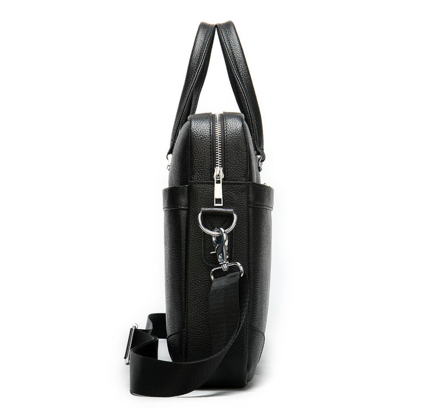 Cặp Xách Tay & Đeo chéo Da Bò Thật Đựng Laptop Bussiness Men SBM234