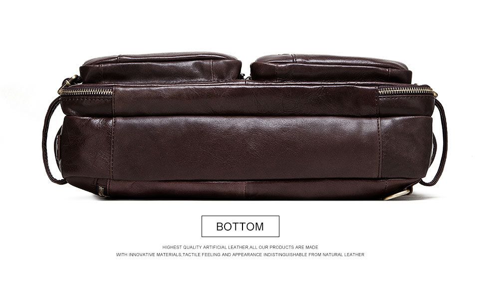 Cặp Da Bò Italy Nhập Khẩu Đeo Chéo & Balo Đa Chức Năng đựng laptop Classic SBM210