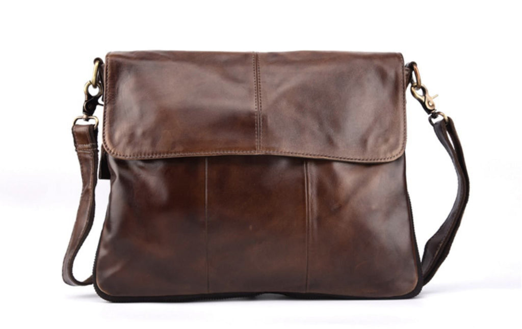 Túi Da Thật Đa Năng Đeo Chéo chứa ipad Cầm Tay Classic SBM175