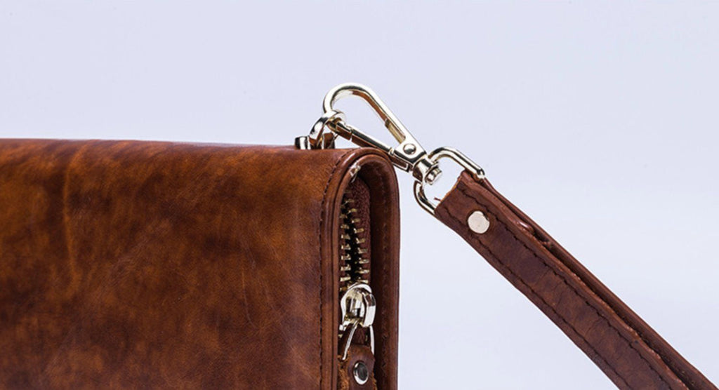 Ví Dài Cầm Tay Da Bò VEG Nhập Khẩu Berry & Ken TUDA W179