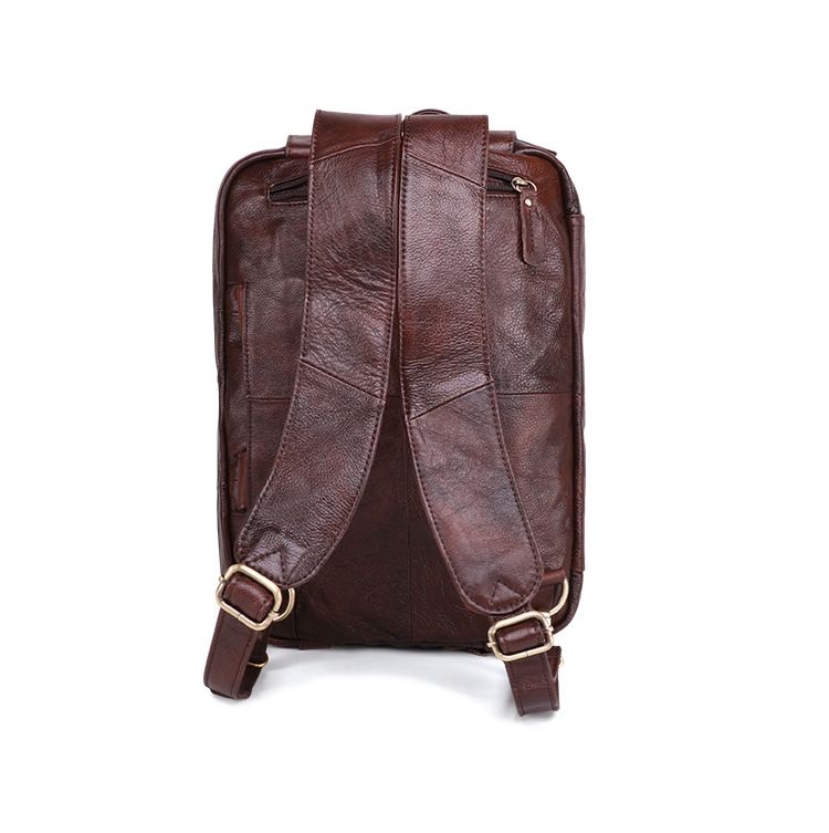 Cặp Da Bò Thật Đa Chức Năng Đựng Laptop Phong Cách VINTAGE BPL158