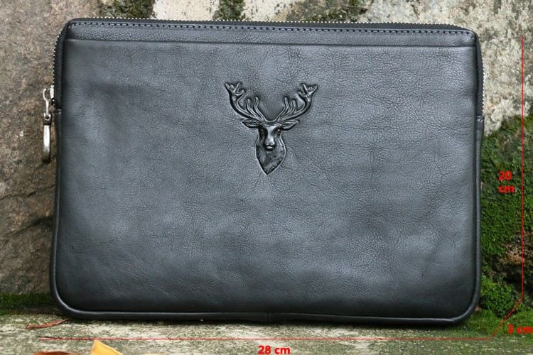 Ví Cầm Tay CLUTCH Nam Da Bò VEG Patina Ý Nhập Khẩu CLH165