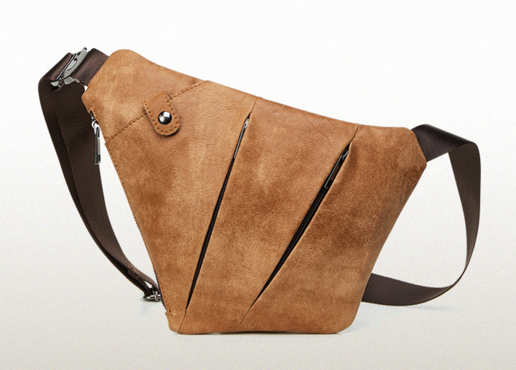 Túi da bò thật đeo chéo trước ngực VINTAGE TUDA SBM159