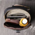 Túi da thật đeo chéo trước ngực unisex SBM164