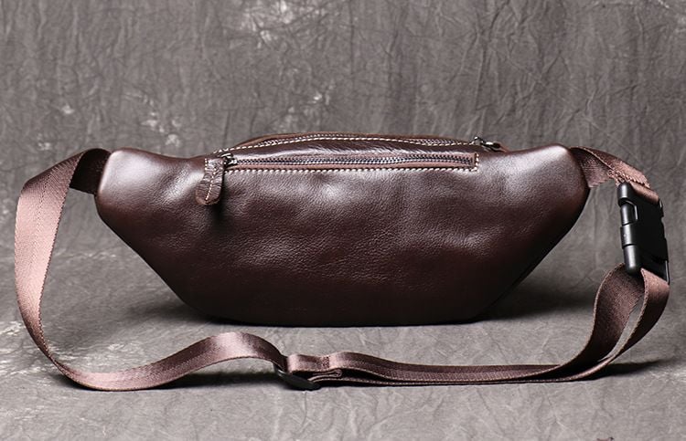 Túi da bò thật đeo chéo ngực và thắt lưng nhỏ gọn SBM144