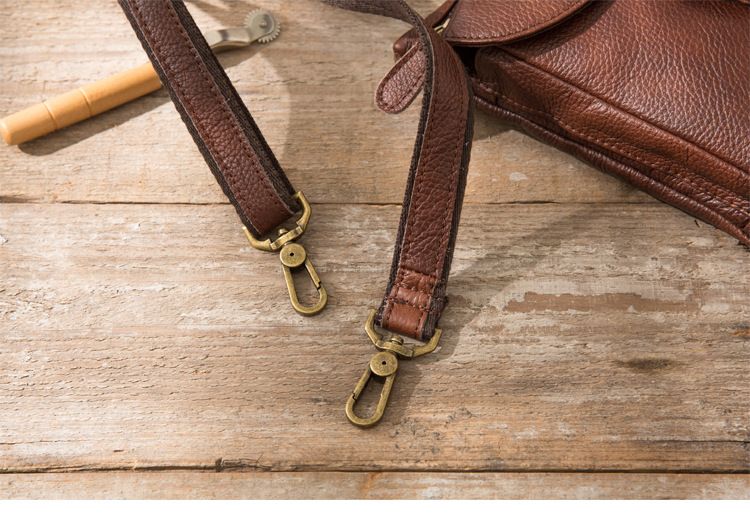 Túi da bò thật đeo chéo nhỏ gọn Berry & Ken RETRO - Classic edition SBM118