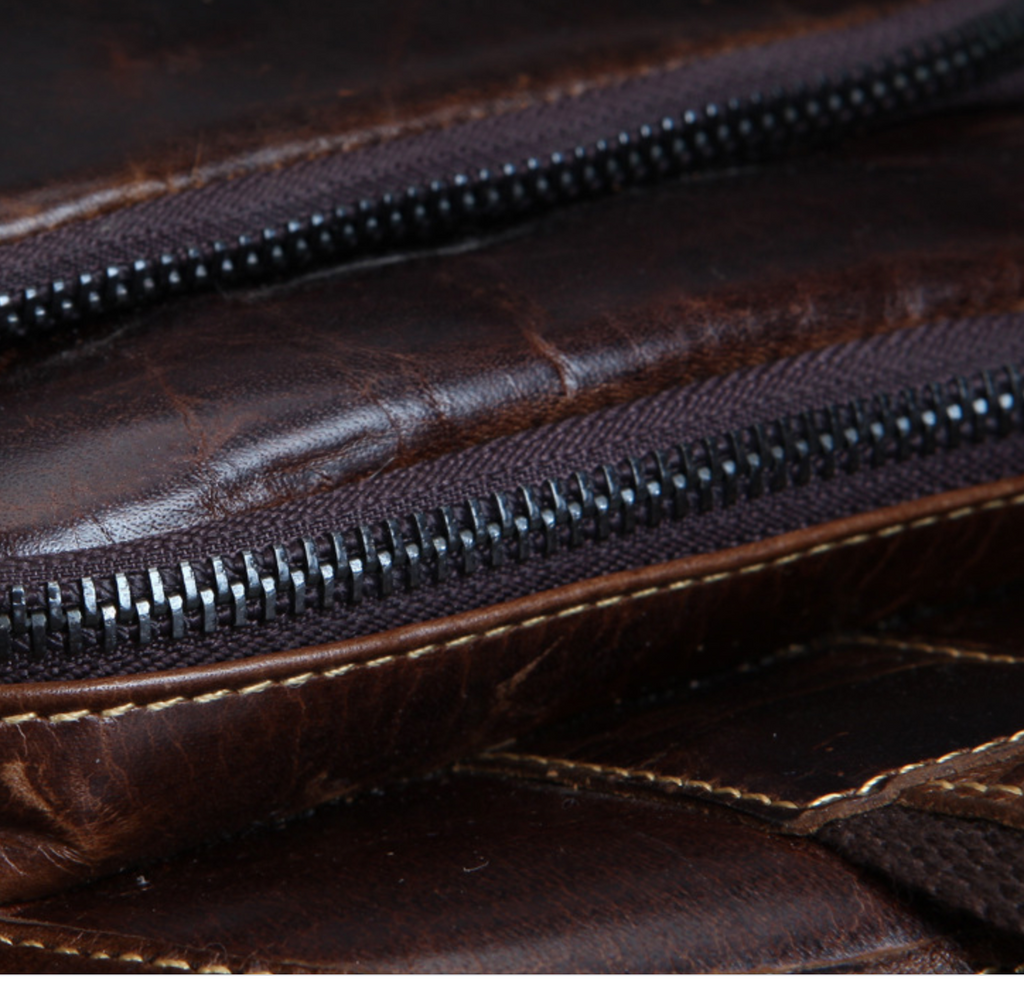 Túi da bò thật đeo chéo ngực Berry & Ken RETRO SBM122