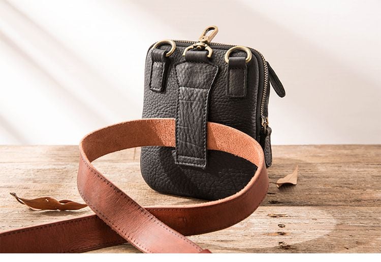 Túi da bò thật Berry & Ken RETRO - Classic edition SBM106