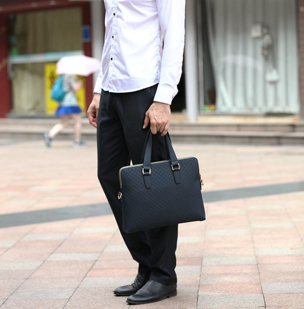 Cặp Da Doanh Nhân Da Thật Cao Cấp Đựng Laptop & Hồ Sơ SBM375