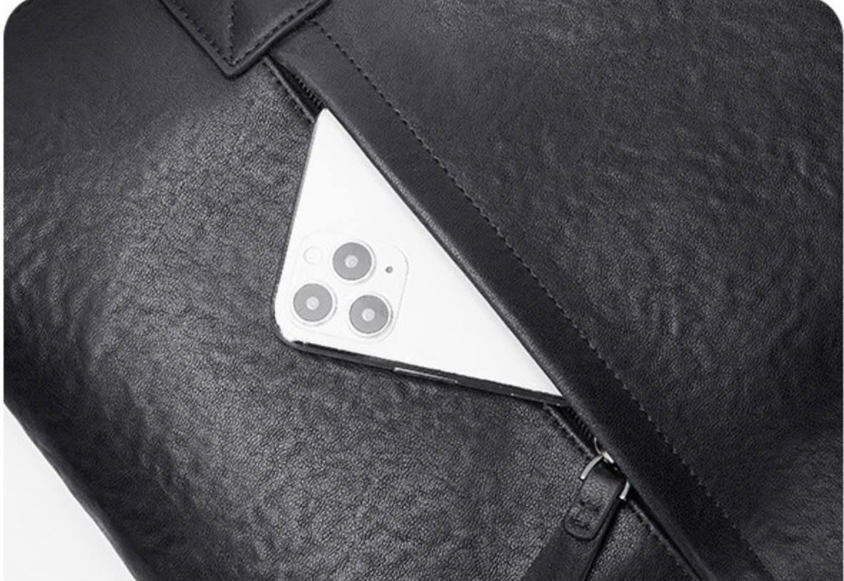 Cặp Da Công Sở Cao Cấp Da Bò Thật Đựng Laptop & Hồ Sơ SBM344