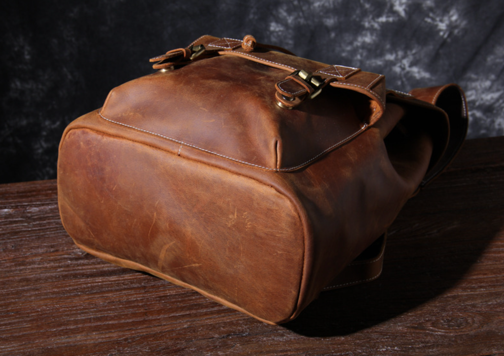 Balo Da Bò Sáp VINTAGE Chứa Laptop Đa Chức Năng BPL341