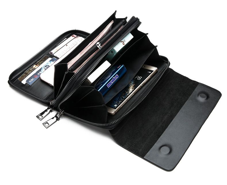 Ví Cầm Tay CLUTCH Nam Da Bò Thật FEIDIKA Luxury CLH310