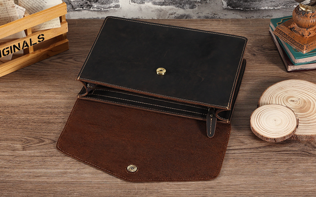 Túi Da Bò Sáp Đeo Chéo & Cầm Tay Đựng iPad SBM334