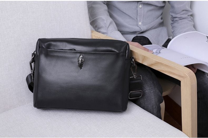 Túi Đeo Chéo Da Bò Thật Đựng iPad RETRO TUDA SBM320