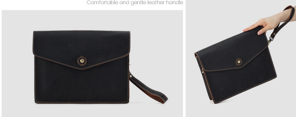 Túi Da Bò Sáp Đeo Chéo & Cầm Tay Đựng iPad SBM334