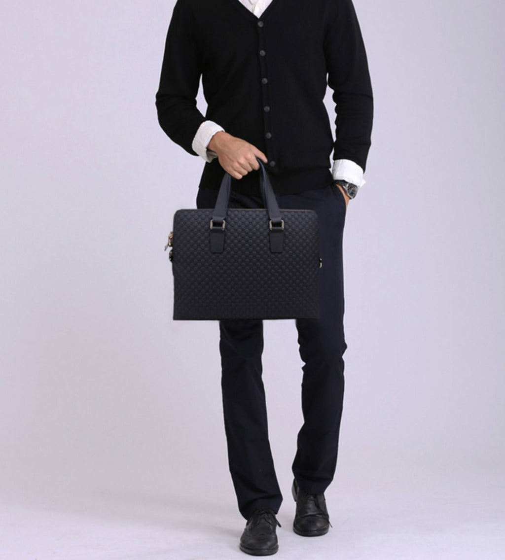 Cặp Da Doanh Nhân Da Thật Cao Cấp Đựng Laptop & Hồ Sơ SBM375