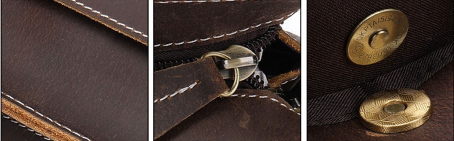 Ví Cầm Tay CLUTCH Nam Da Bò Sáp Nhập Khẩu CLH269