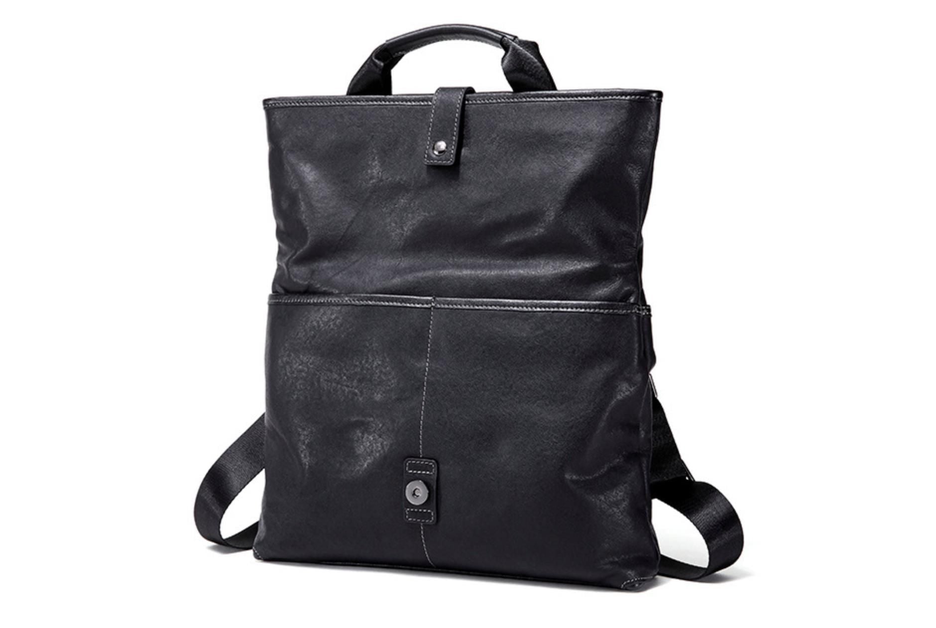 Túi Đeo Chéo Da Bò Thật Đựng Laptop & iPad Classic Style TUDA SBM263