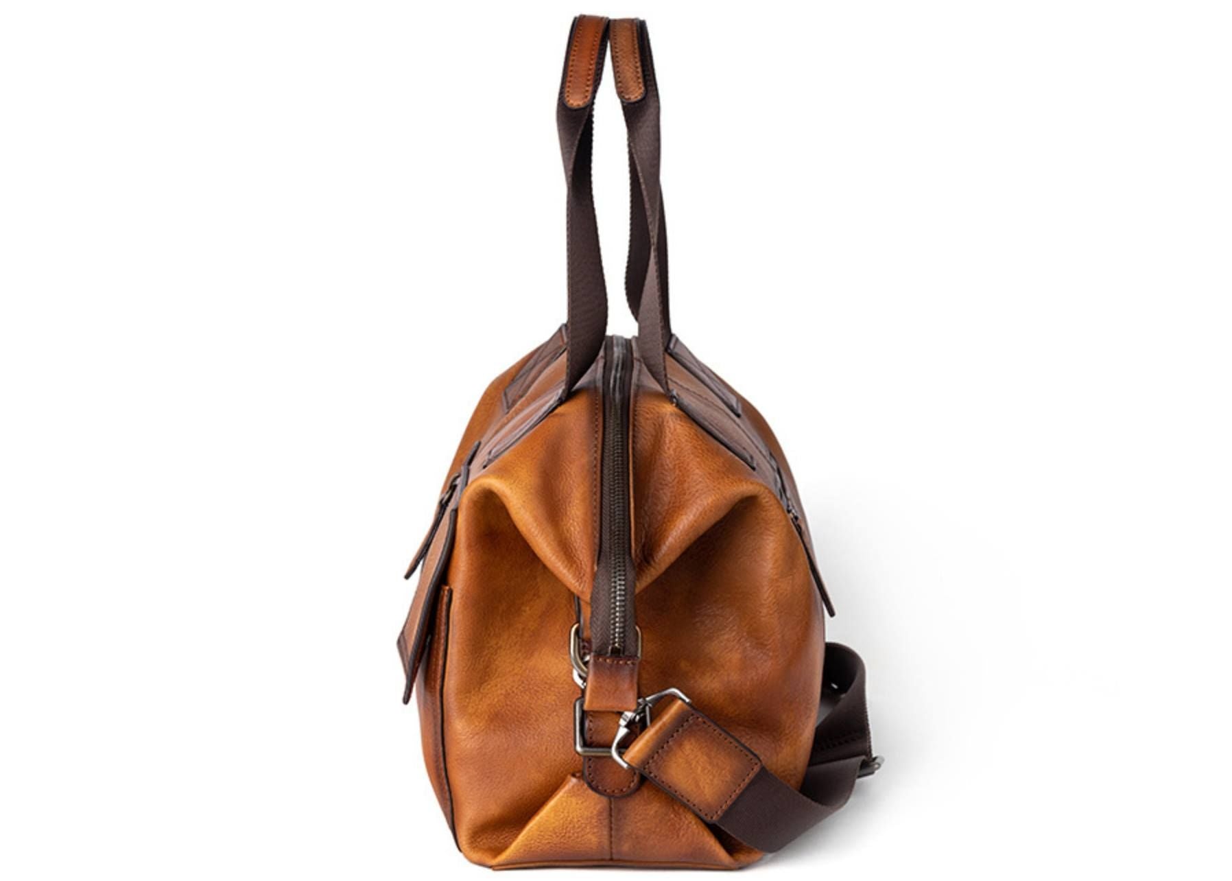 Túi Du Lịch Cá Nhân Da Bò VEG Patina Ý Nhập Khẩu TBL260