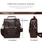 Túi Da Bò Italy Nhập Khẩu Đeo Chéo Đựng iPad - Classic SBM239